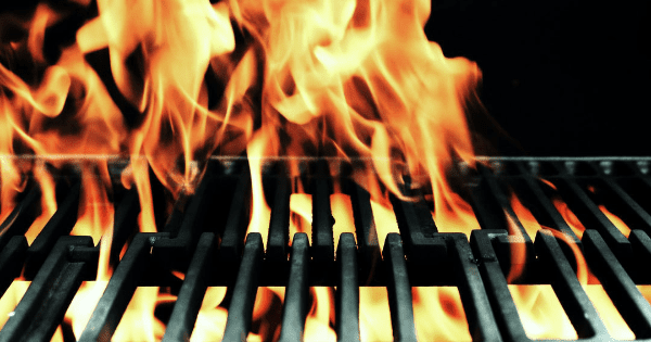 gas grill flame