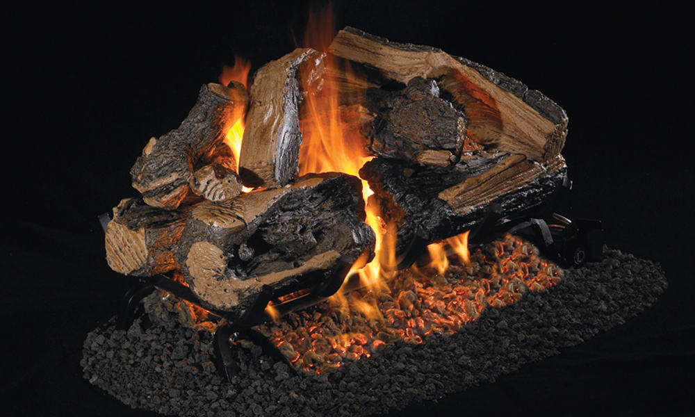 Charred Rugged Split Oak - See Thru