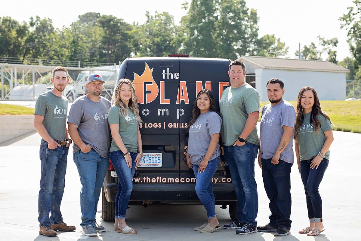 Flame Company Group Outdoor Photo
